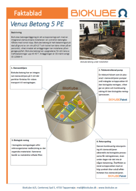 biokube venus beton minirenseanlæg